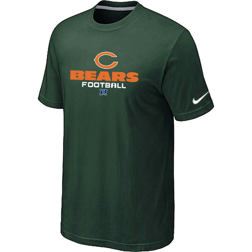 Nike Chicago Bears Women's Critical Victory NFL T-Shirt - Dark Grey